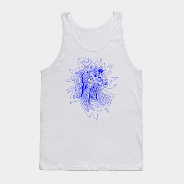 Trippy Design Tank Top by lexcutler97